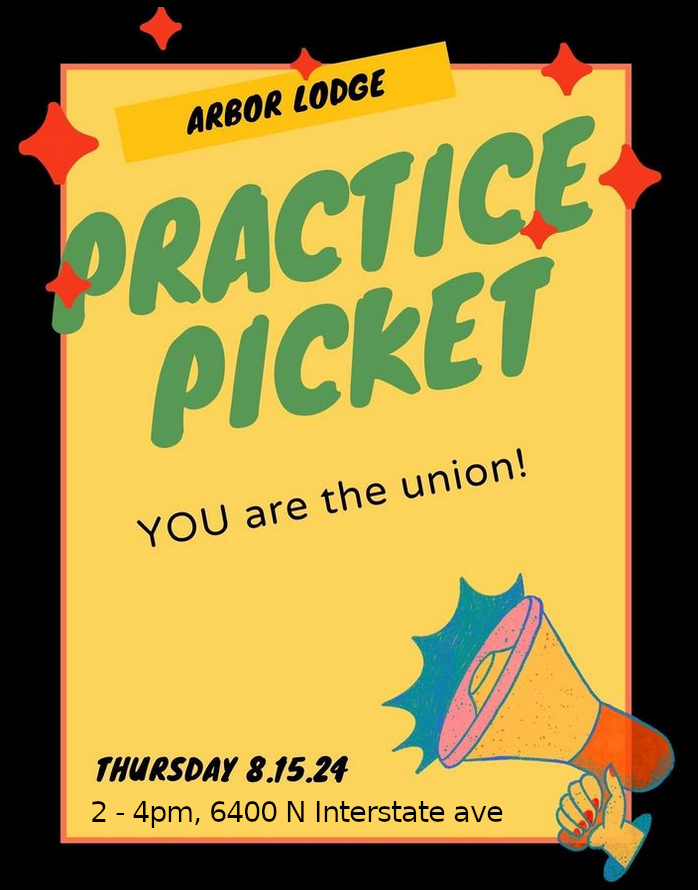 The New Seasons Labor Union is gearing up for a strike with a practice  picket tomorrow at 6400 N Interstate ave from 2-4pm. Stop by if you can  to help out and show some solidarity. <a href="/NSLU_PDX/">New Seasons Labor Union</a>