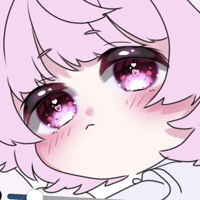 上まぶた太く描きすぎた⁝( `ꈊ' )⁝