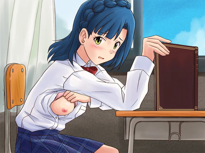 暑い日の教室で窓から気持ちいい風が入ってくる中でおっぱい見せてもらえる人生であってほしかった。 