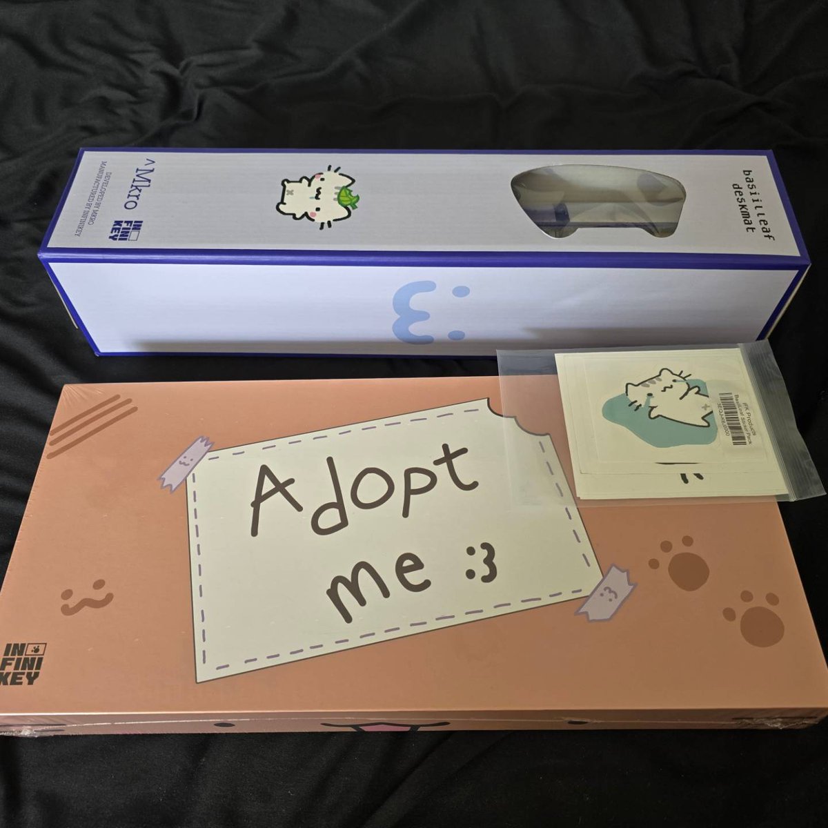 JetLitra's tweet photo. swag came in the mail today ๐ค๐
#catcaps #infinikey https://t.co/W5UhwIh4Pz