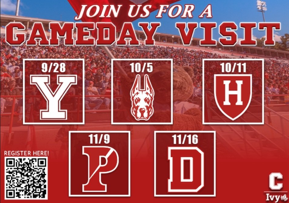 Thank you <a href="/DanSwanstrom/">Dan Swanstrom</a> and <a href="/BigRed_Football/">Cornell Football</a> for the gameday invite. I am very excited to receive this. Look forward to trying to get out to a game. <a href="/WABlackhawkFB/">West Aurora Football</a> <a href="/coacheimer/">Coach Eimer</a> <a href="/CoachGesiak/">Dave Gesiakowski</a>