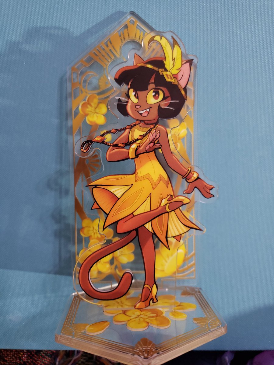 Got my #lackadaisy standee amd these are the most detailed, intricate,  Gorgeous standees I have Ever had the pleasure of owning. The detail is breathtaking and quality is exactly what I expect from the Lackadaisy team. 
Incredible art! I will be getting the rest now!