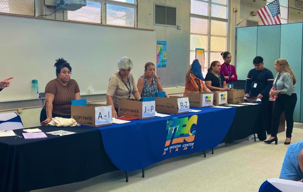 TECMiami's tweet image. Our fierce leader, Ms. Carballo, Director of TEC has welcomed back Faculty &amp;amp; Staff to the 2024-2025 school year! We are ready to be the 🌙 and ⭐️ for our students! #AcceleratingPerformance
#InnovationNation
#YourBestChoiceMDCPS