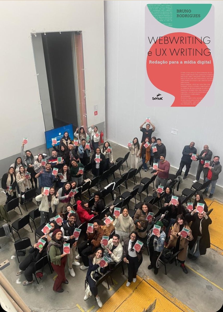 brunorodrigues's tweet image. O time todo de Nelize Dezzen, Head de Conteúdo e Catálogo da @belezanaweb, do grupo @oBoticario, recebeu meu novo livro de presente ❤️ Fiquei bem emocionado com a iniciativa da Nelize - adorei saber que foi uma surpresa que ela fez para o grupo 🎉 

#webwriting #uxwriting