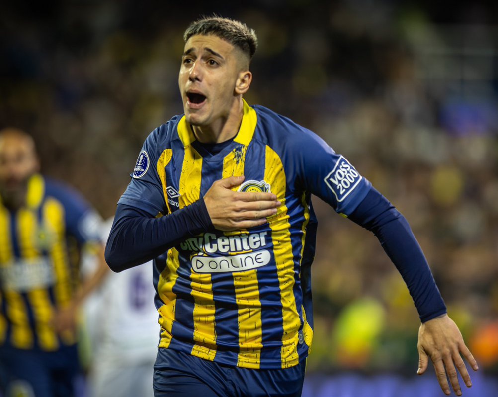 El goleador de Central en la Sudamericana. Con ustedes señores, Agustín Sández.