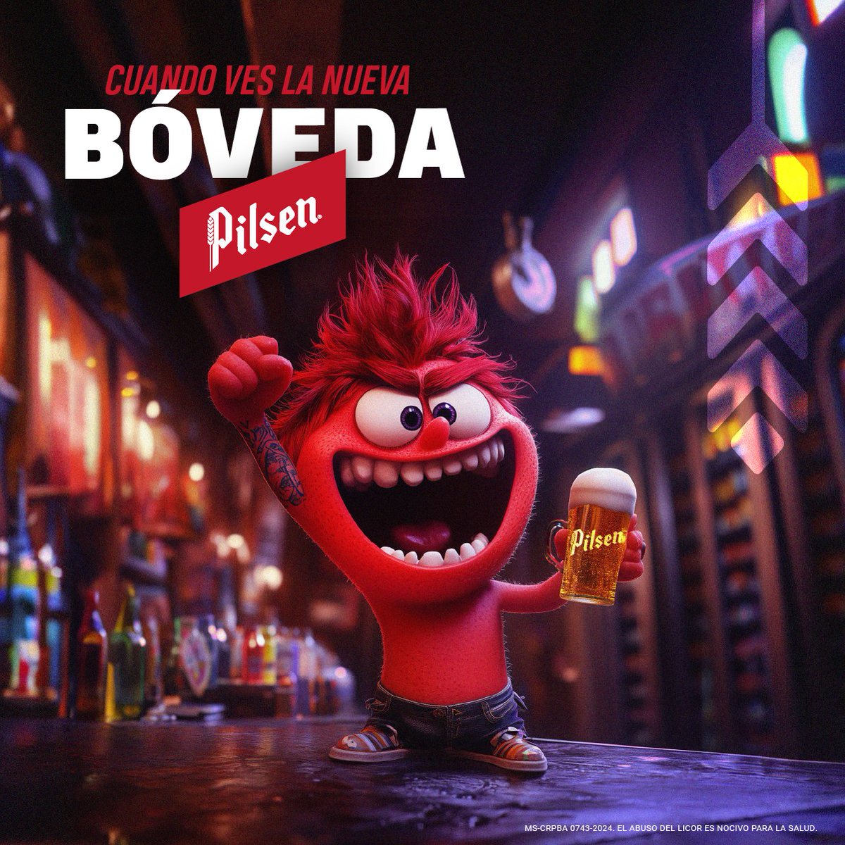 La emoción que siente cualquier compa cuando se entera que la Bóveda Pilsen va a abrir de nuevo sus puertas. 🔥 Like si querés entradas​.