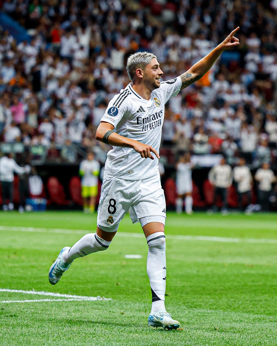 レアル・マドリード VALVERDE HEAT.RDY グレー M Men's Authentic adidas Valverde Real Madrid Home Jersey 24⁄25