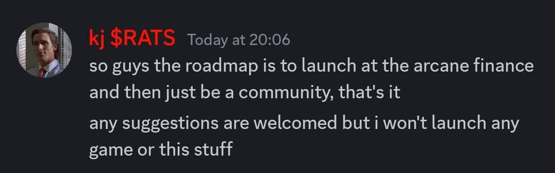 Counselor_Ayo's tweet image. ⭐ Introducing Rat World, a new project under Aleo Blockchain!
@AleoRats  

Join the Rat World community on Discord and be among the first 2000 members to secure a guaranteed Airdrop opportunity!
discord.com/invite/FbvmYEx4

⭐ No presale, only a fair launch! Rat World is committed…