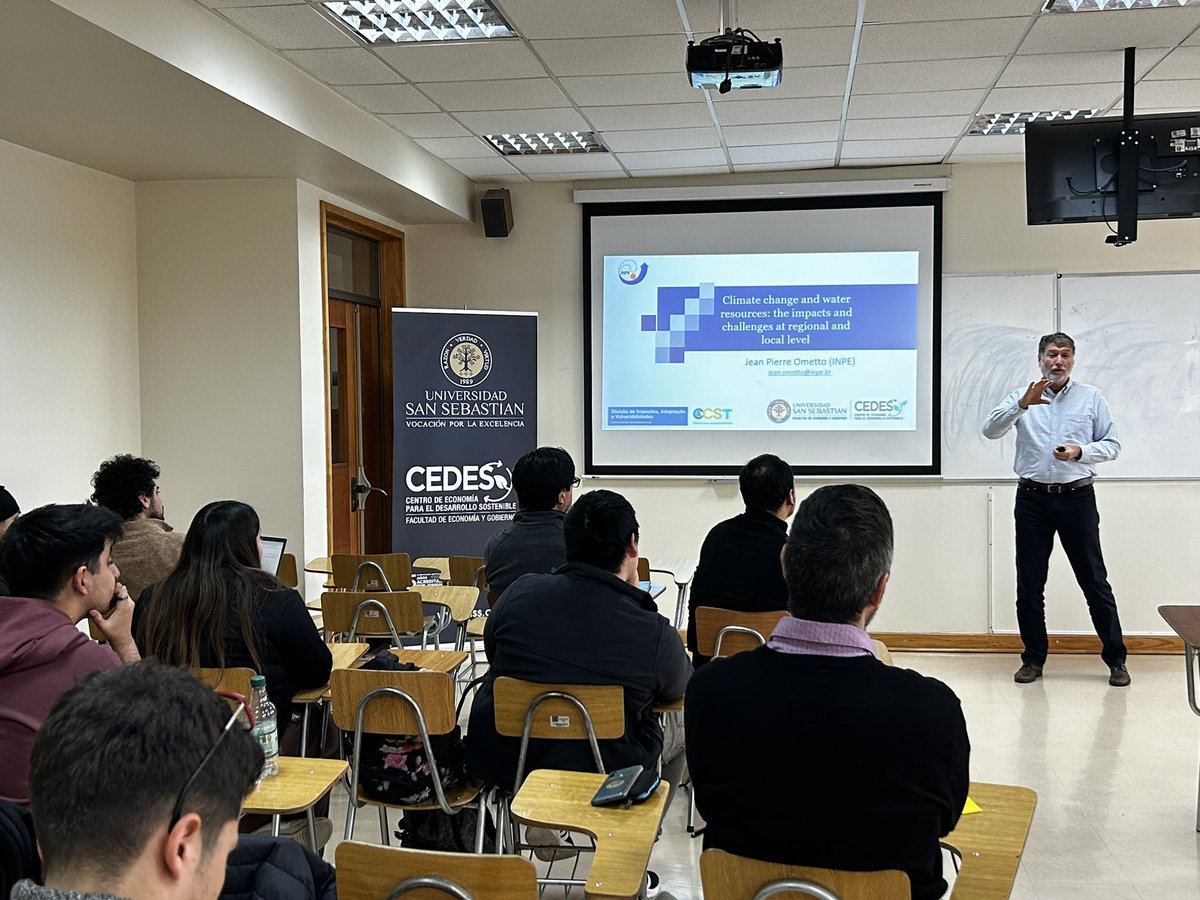 CEDES_USS's tweet photo. Seminario sobre cambio climático y recursos hídricos con Jean Ometto 🇧🇷 https://t.co/cg8VAZUVGl