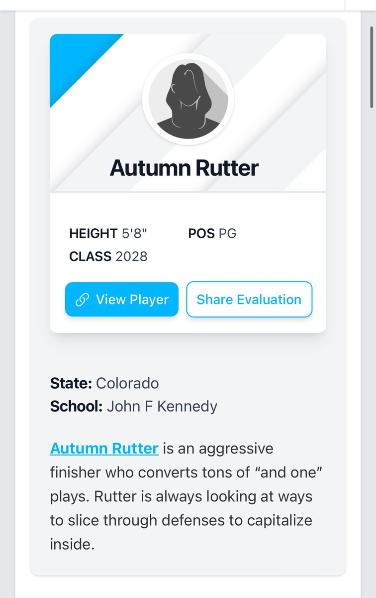 Thank you for the right up <a href="/PGHColorado/">Prep Girls Hoops Colorado</a>! I had a lot of fun playing and competing this weekend. Very great full for the experience!