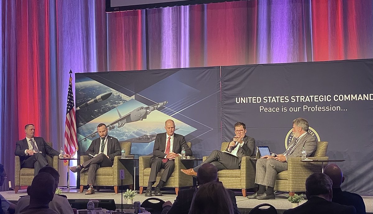 areddie89's tweet image. It was a privilege to speak at @US_STRATCOM alongside Brad @Livermore_Lab, Jim, @tomkarako @CSIS, and Raul on the impact of non-#nuclear capabilities on deterrence. 

This conference has been exceptional w/ @Gottemoeller @MatthewKroenig @NarangVipin also representing the academy