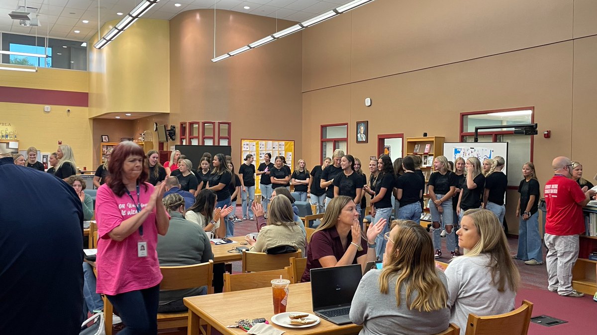 s/o <a href="/coopercheer/">Cooper Cheerleading</a> for providing breakfast to the teachers this morning!!