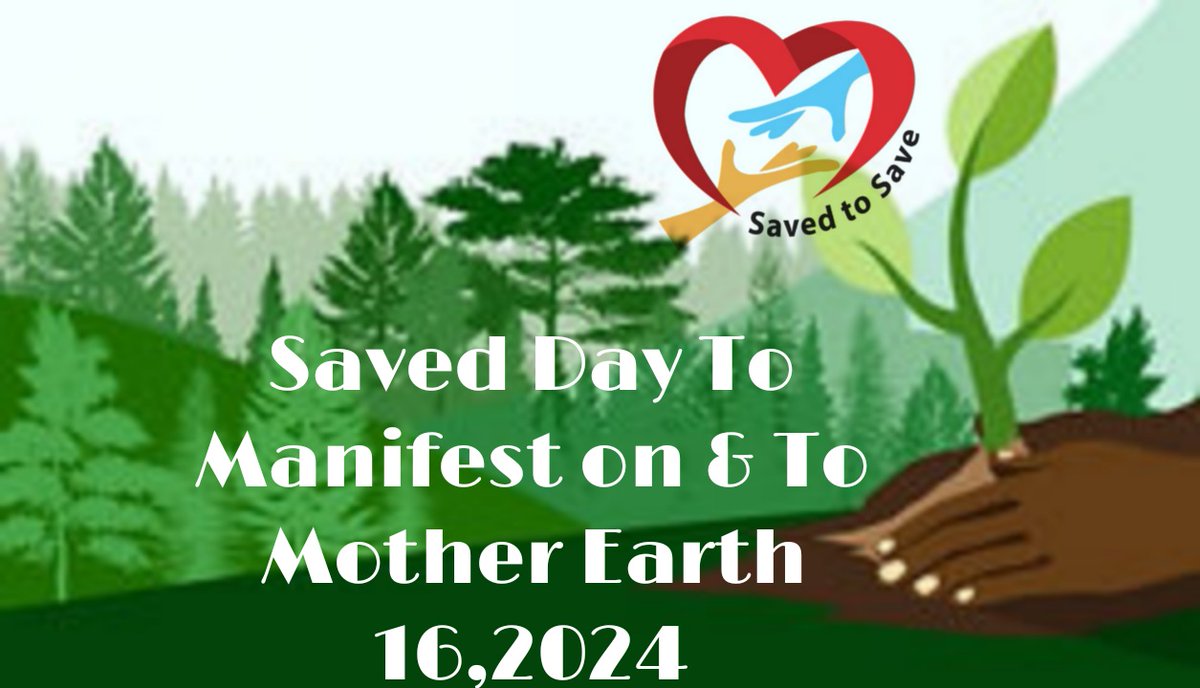 Saved2Save_org's tweet photo. The green legacy initiative,  Saved Day to manifest on &amp; to mother earth and climate 🌱🌲🌴 https://t.co/fbWZ1Ectkp