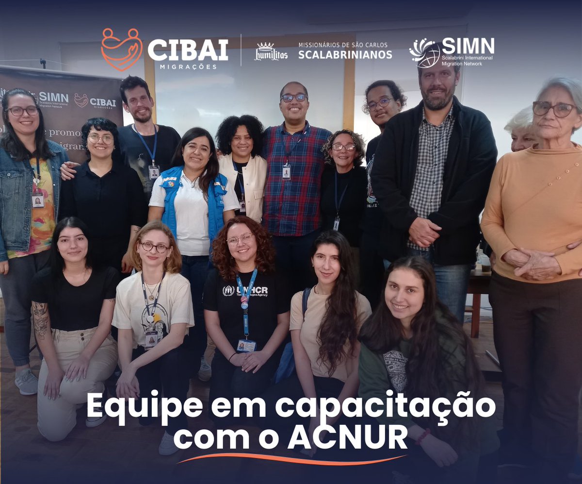 MMigracoes's tweet photo. No mês de julho, a equipe do CIBAI Migrações participou de uma capacitação promovida pelo @ACNURBrasil sobre os #princípiosdeproteçãodacriança. Essas capacitações têm como objetivo aprimorar o conhecimento dos funcionários e voluntários, visando melhorar nossos serviços.. https://t.co/gw4Hv6TYt7