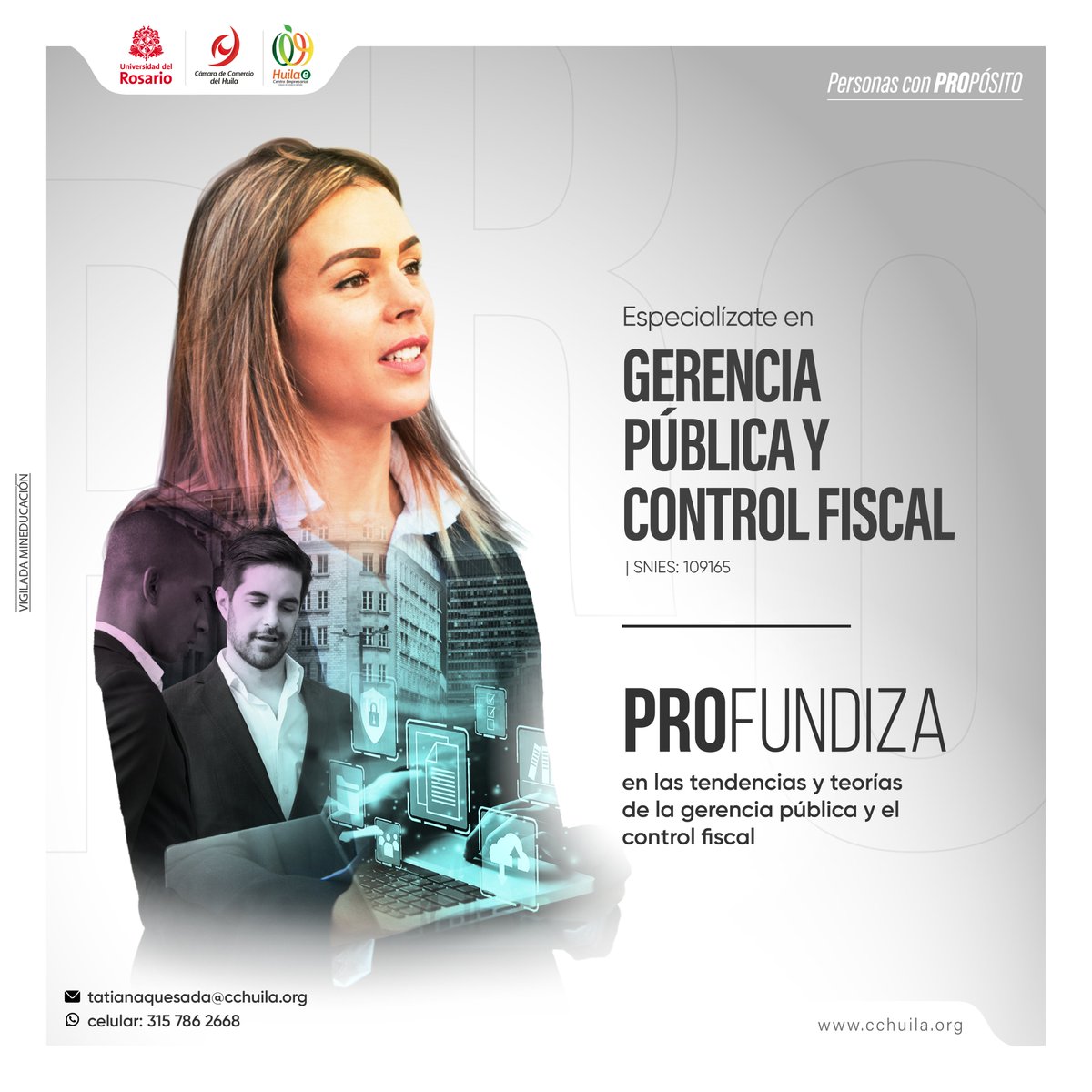 CCHuila's tweet photo. 🎓 ¡Elige la excelencia! La Cámara de Comercio del Huila y la @URosario te ofrecen especializaciones que te preparan para enfrentar los desafíos del mercado actual. 

Más información: https://t.co/Tzvn7kwEKw https://t.co/FF6twSLGqL