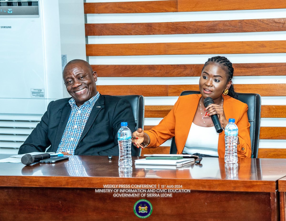 Ministry of Information & Civic Education S/Leone tweet media