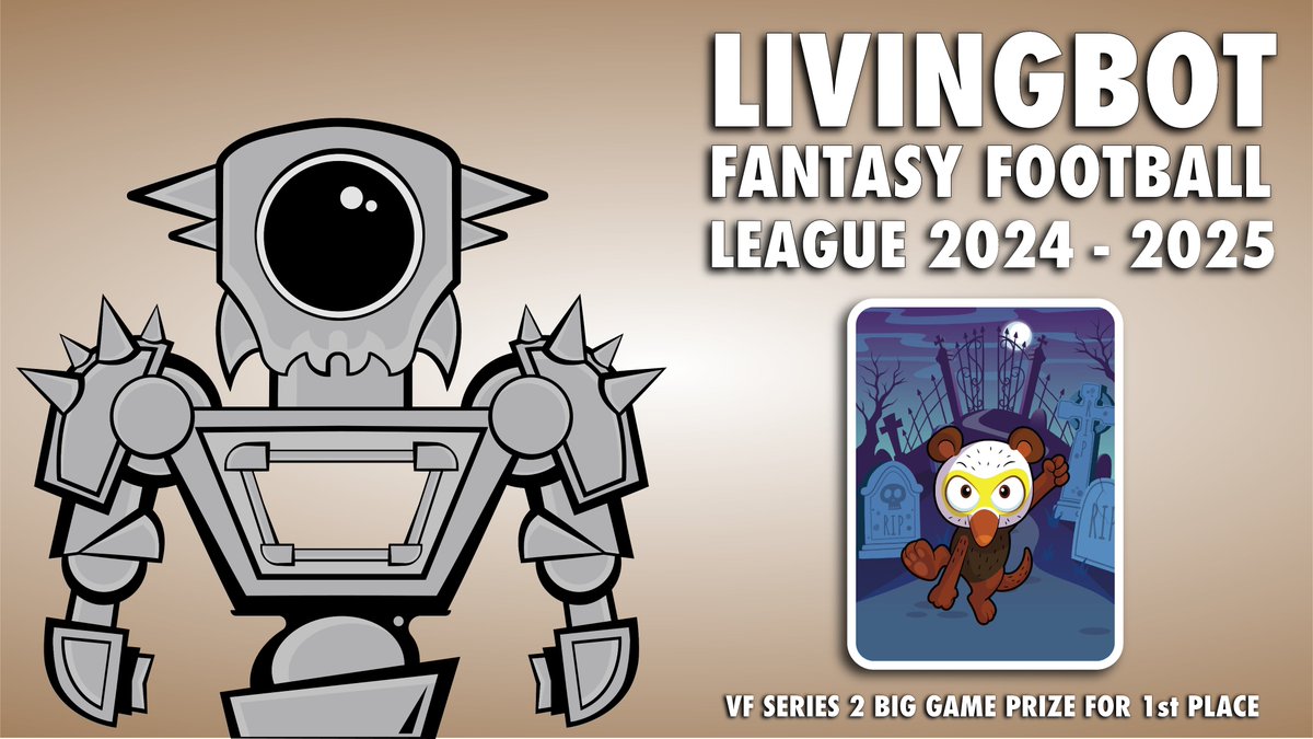 Tim Livingston ๐ค๐ (@t1mlivingston) on Twitter photo Yo <a href="/garyvee/">Gary Vaynerchuk</a> if you win, your BIG GAME in my Fantasy League. Contains all my art holders and VF OGs (Same crowd)
Yeah one <a href="/tarz56625108/">superzilla.eth</a> won a BIG TAME V2 and last year <a href="/BTag21/">BTag ๐ฆ๐</a> won a Rare "Rare" Robot Physical Card.
PS Only enter if your OK losing to one of us. ALSO GO JETS! Yo <a href="/garyvee/">Gary Vaynerchuk</a> if you win, your BIG GAME in my Fantasy League. Contains all my art holders and VF OGs (Same crowd)
Yeah one <a href="/tarz56625108/">superzilla.eth</a> won a BIG TAME V2 and last year <a href="/BTag21/">BTag ๐ฆ๐</a> won a Rare "Rare" Robot Physical Card.
PS Only enter if your OK losing to one of us. ALSO GO JETS!