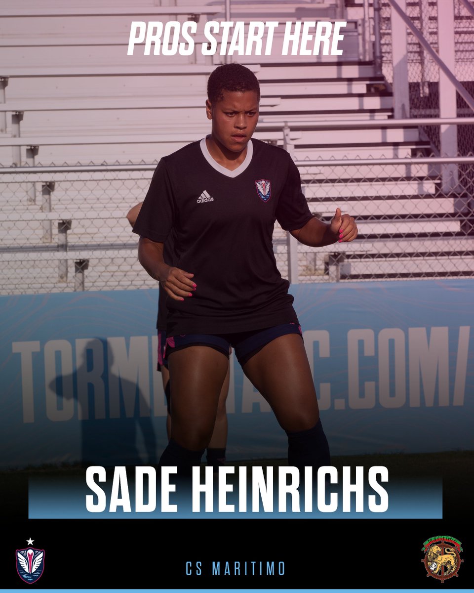 TormentaWLeague's tweet photo. Congratulations to 2024 team member Melanie Mikoy on her signing with Alianza Women F.C. and 2023 team member Sade Heinrichs on signing with CS Maritimo!
#ProsStartHere | #VamosTormenta https://t.co/pNcWh7gFJn