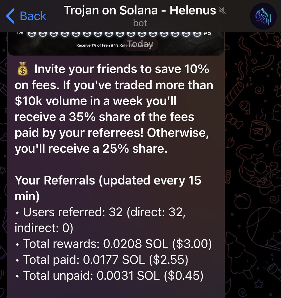 Chronix_'s tweet photo. @whysopepe @TrojanOnSolana a whole $3 🤑🤑 https://t.co/Yhd1kAKcG9