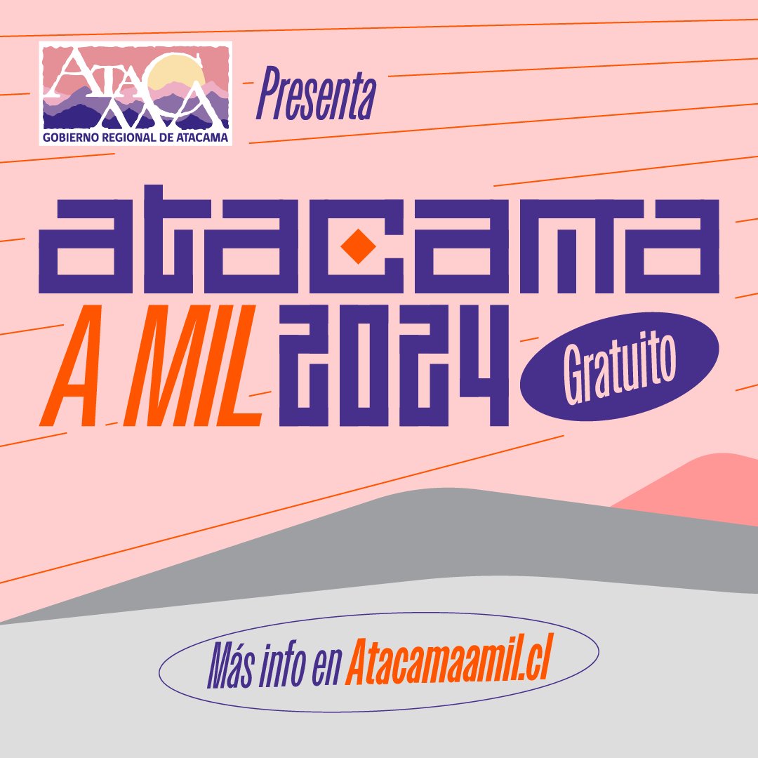 fundteatroamil's tweet photo. ¡Debuta Atacama a Mil en Copiapó, Vallenar y Chañaral!
El Gobierno Regional de Atacama presenta #AtacamaAMil, que en agosto y septiembre transformará la región en un escenario mágico de la mano de dos pasacalles: “La Pichintún visita la tierra atacameña” y “Pachakuna" https://t.co/H19p2gwO59