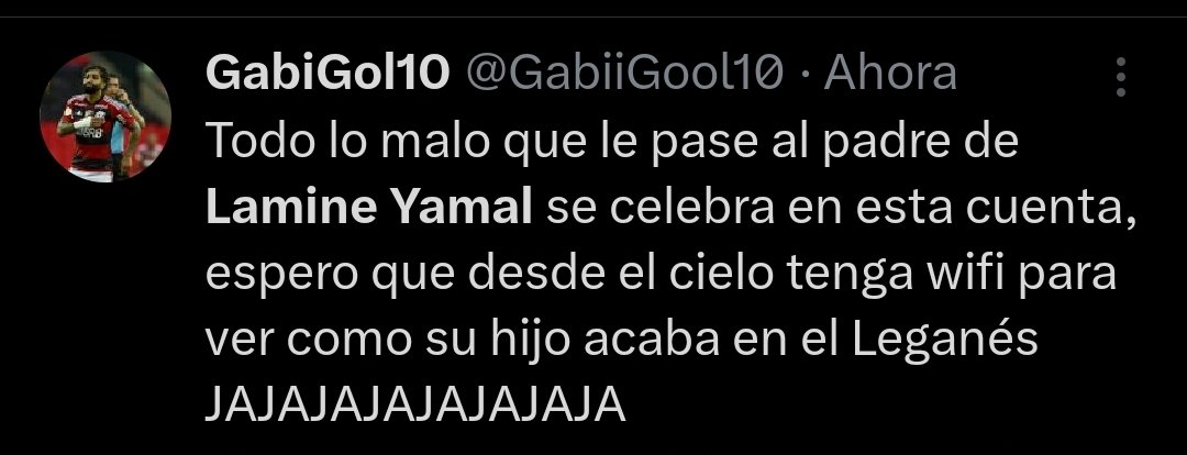 SnchezMinerva's tweet photo. Apuñalan al padre de Lamine Yamal y salen todas al ratas carroñeras a escupir su racismo de mierda. https://t.co/cUNdcHrc3o