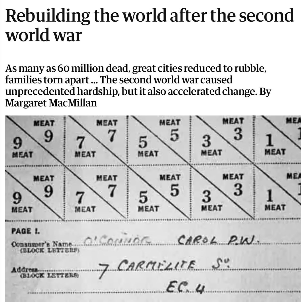 1945 is sometimes called Year Zero. Here’s one for our mental health, the frustration we have that politicians aren’t doing anything to fix our problems. 

A hint: they never really have. It’s actually not their job, to fix anything. /1

theguardian.com/world/2009/sep…