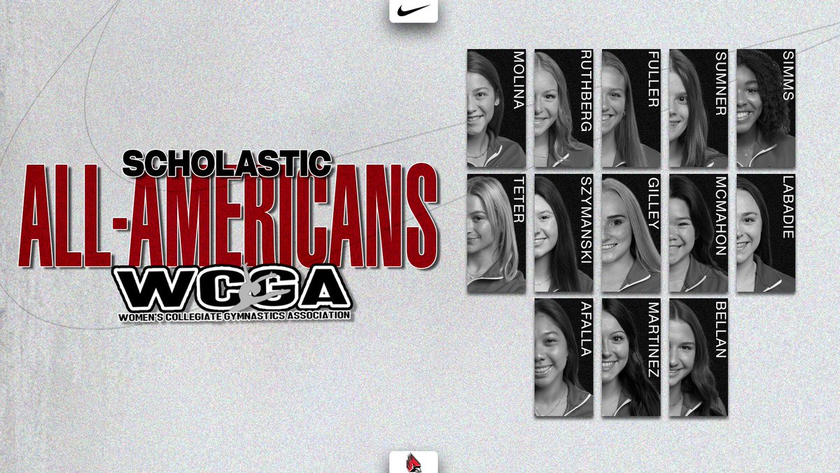 BallStateGYM's tweet image. 👌👌 to our 1️⃣3️⃣ STUDENT-athletes who were named @WCGAgym Scholastic All-Americans

#GreatWork Cardinals

📰: bit.ly/3AqDAmB

#ChirpChirp x #WeFly