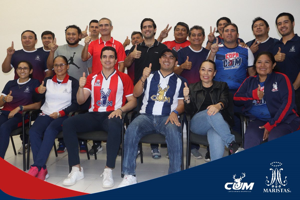 Con #OrgulloCUM, les compartimos que las categorías Cadetes y Juvenil Mayor tendrán como entrenadores a dos destacados deportistas Maristas: Sergio Martínez Loeza y Alejandro Martínez Esteban.  ¡Bienvenidos de nuevo a casa, Venados! Estamos listos para muchas victorias juntos.