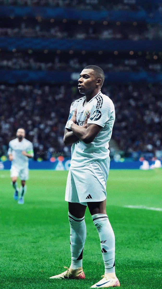 _h_w_b's tweet photo. 4K Wallpapers : Kylian Mbappe 
  └📄 Real Madrid | #RealMadridAtalanta https://t.co/p9vYxHFXlO