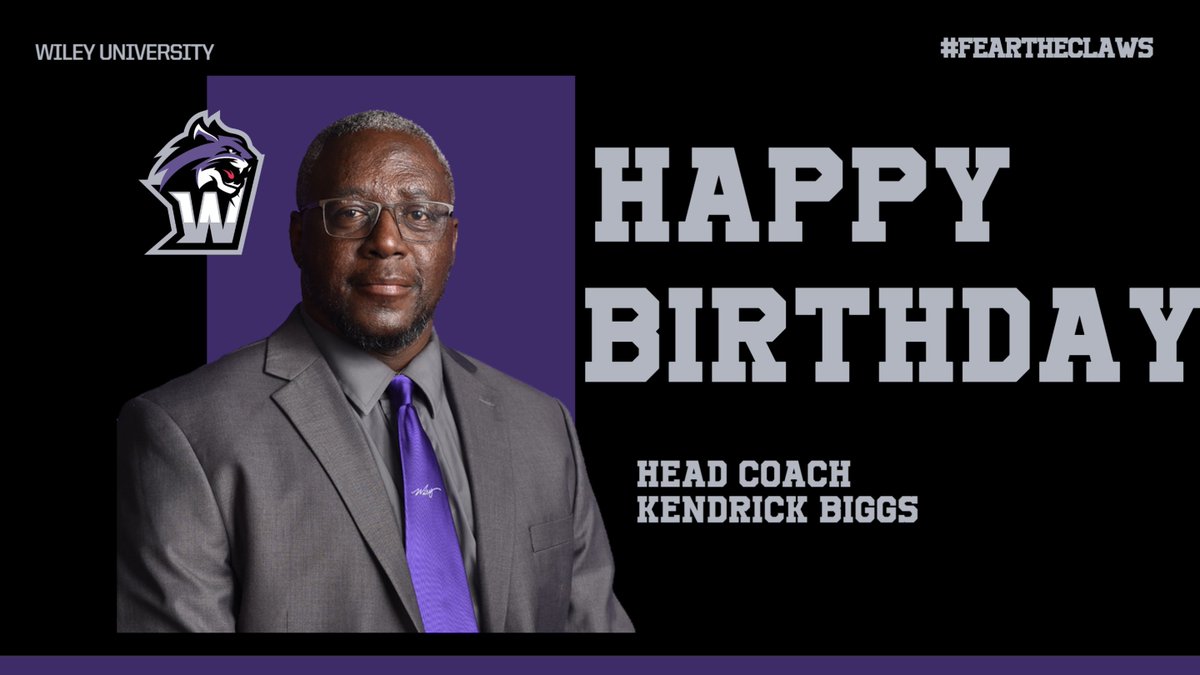 #WildcatBirthdayGreetings to the reigning GCAC Coach of the Year and interim head softball coach Kendrick Biggs.