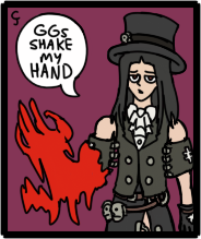 OKNOW706's tweet photo. would you shake their hand? lemme know if u wanna see other characters offer a ggs handshake https://t.co/UYZEv283WS