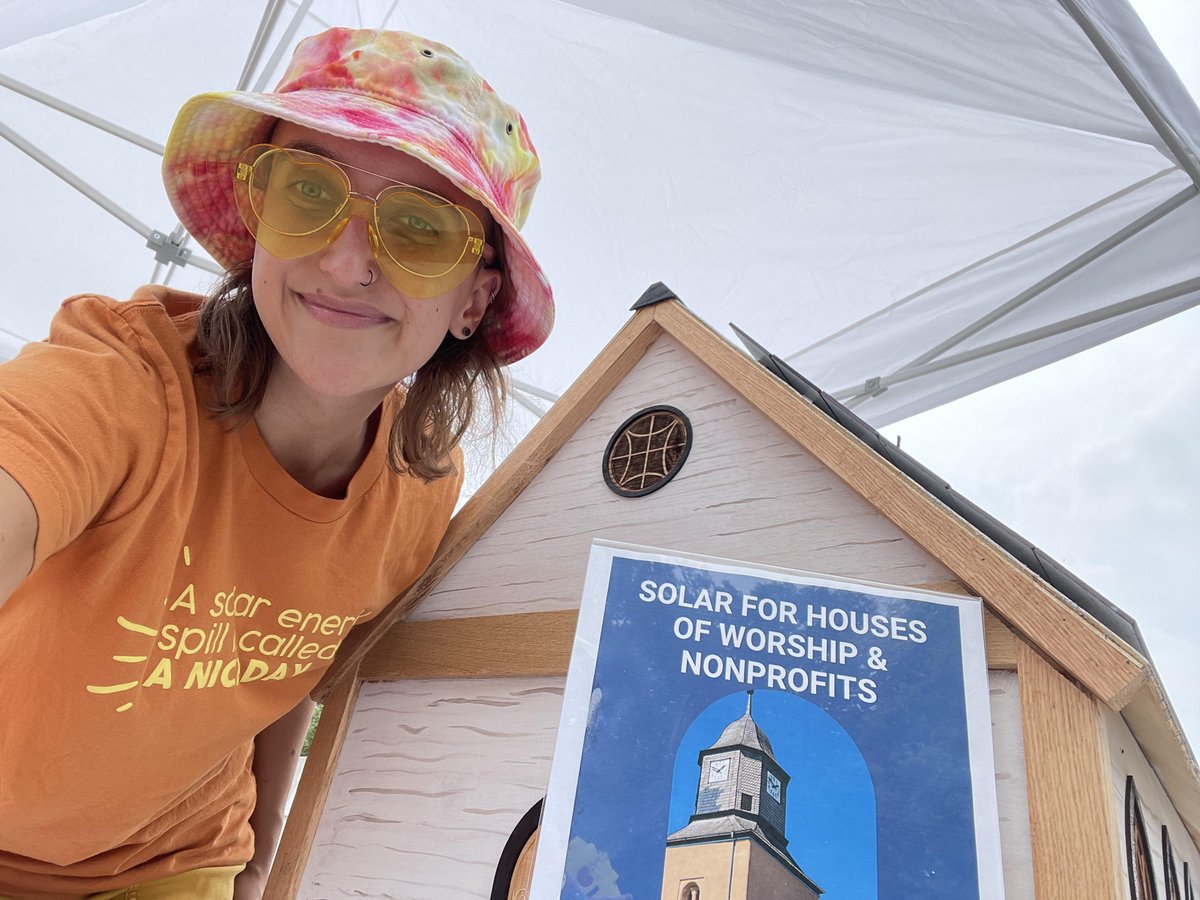 iowaipl's tweet photo. Our Program Associate Ren had a lot of fun representing Iowa IPL at #SolarDay at the @IowaStateFair again this year! Feat. a model church and info on solar for houses of worship and non-profits! โ๏ธโช Learn more at the link! --> https://t.co/kZxLZrKnSw
.
#CalledToClimateAction https://t.co/PYCCmo8DcT