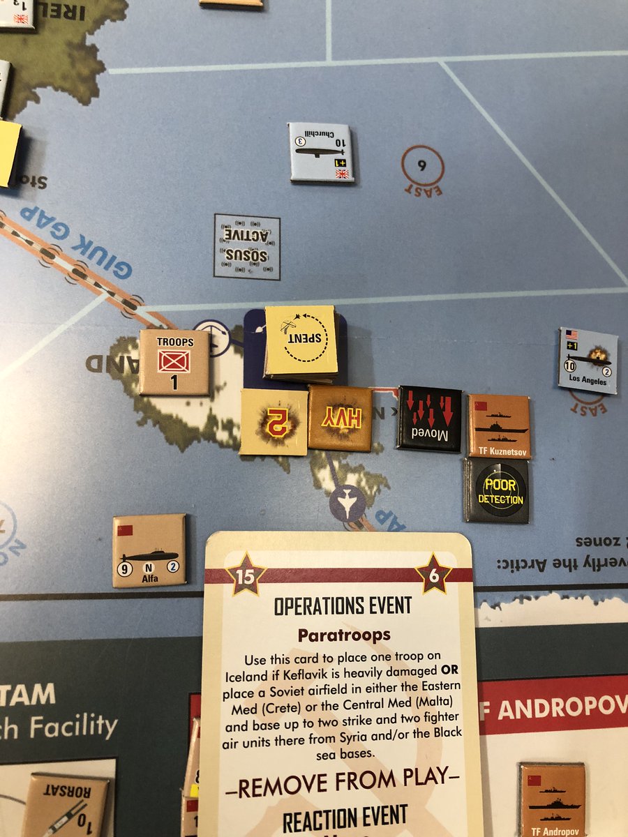 Iceland fell to a soviet airborne assault tonight, Tom Clancy's style.