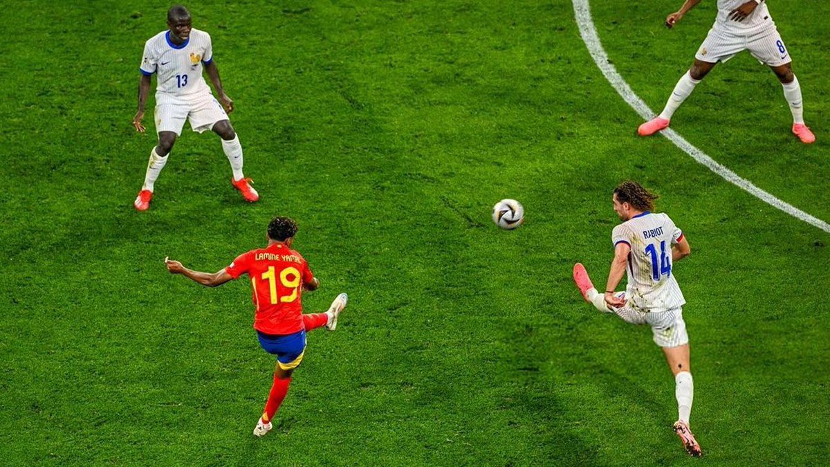 CulerJeremy's tweet image. One tap in, and all of the sudden they think they have the best player in La Liga? Have they forgotten who sent Mbappe, Kroos, Modric &amp;amp; Bellingham home in space of one month?