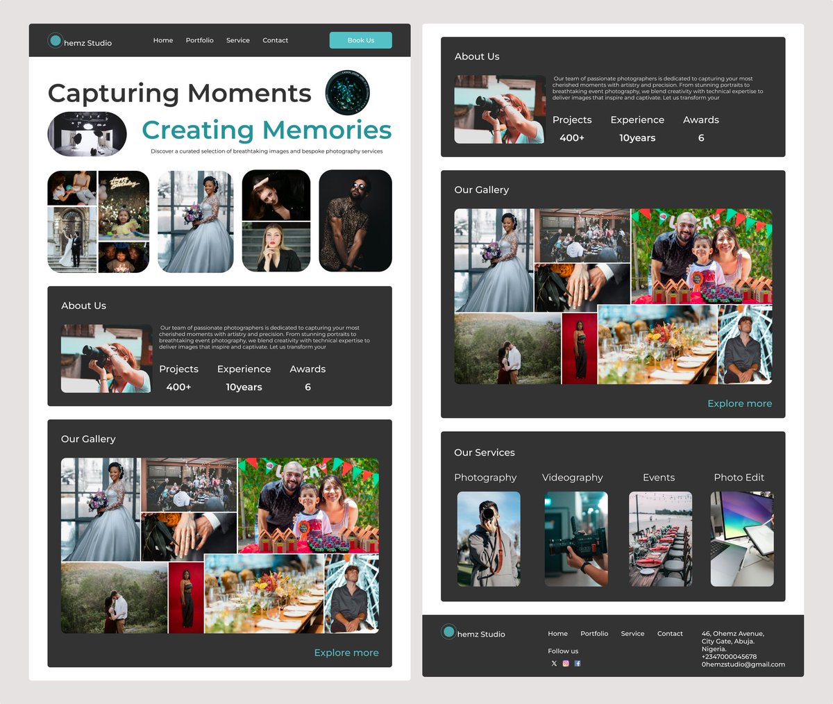 mygbemi's tweet image. On today’s episode of the #40DaysUIChallenge with @Nellygoke_UX 

Day 7

Task: photography website landing page

behance.net/gallery/205566…