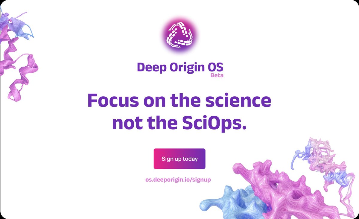 DeepOriginBio's tweet image. The Deep Origin OS is growing up! We&apos;re thrilled to announce our open beta, which helps life science researchers turn diverse data into insights in minutes.

For a limited time we&apos;re offering free access to the platform, sign up below 👇 

buff.ly/3RenW2o
