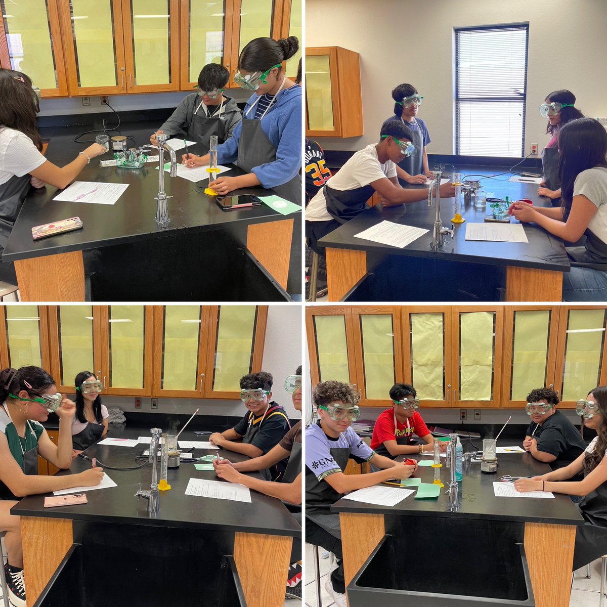 IsaacMedina_'s tweet photo. Today our Aztec scientists from the Empire Early College HS applied their knowledge of the scientific method to perform their first chemistry lab of the year! Laying the foundation for future research is critical for our young scientists. @EDAztecs_HS @nmatsu_EDHS  @RNorton_EDHS https://t.co/UTixCrhFvk