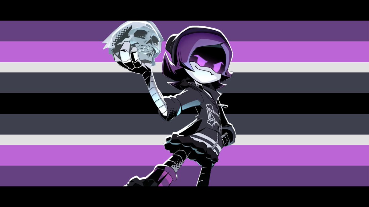 UZICHARIC FLAG!! :D
here's my take at an uzicharic flag design, uzicharic is a xenogender where your gender is connected to/has the vibes of the character uzi doorman from murder drones! (her teenage angstyness, her emo-ness, her sick-as-hell railgun, etc)
#FLAGTWT #XENICTWT