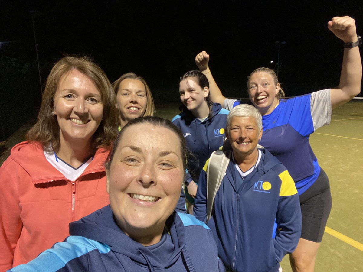 Well Done to our Ladies 2nd Team <a href="/Kilmarnock_TC/">KilmarnockTennisClub</a> securing their place in the Ayrshire 3rd Division winning 6-3 against Largs 2 . Great tennis on show! #teamwork 👏🏼🎾