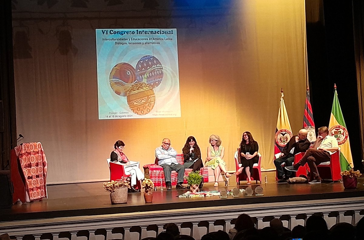BivianaGarciaS's tweet photo. #Interculturalidades y #Educaciones: diálogos, tensiones, alternativas.
🇧🇷🇨🇴🇲🇽🇪🇨 VI Congreso de @LaRedFEIAL https://t.co/TgLHDtahW2