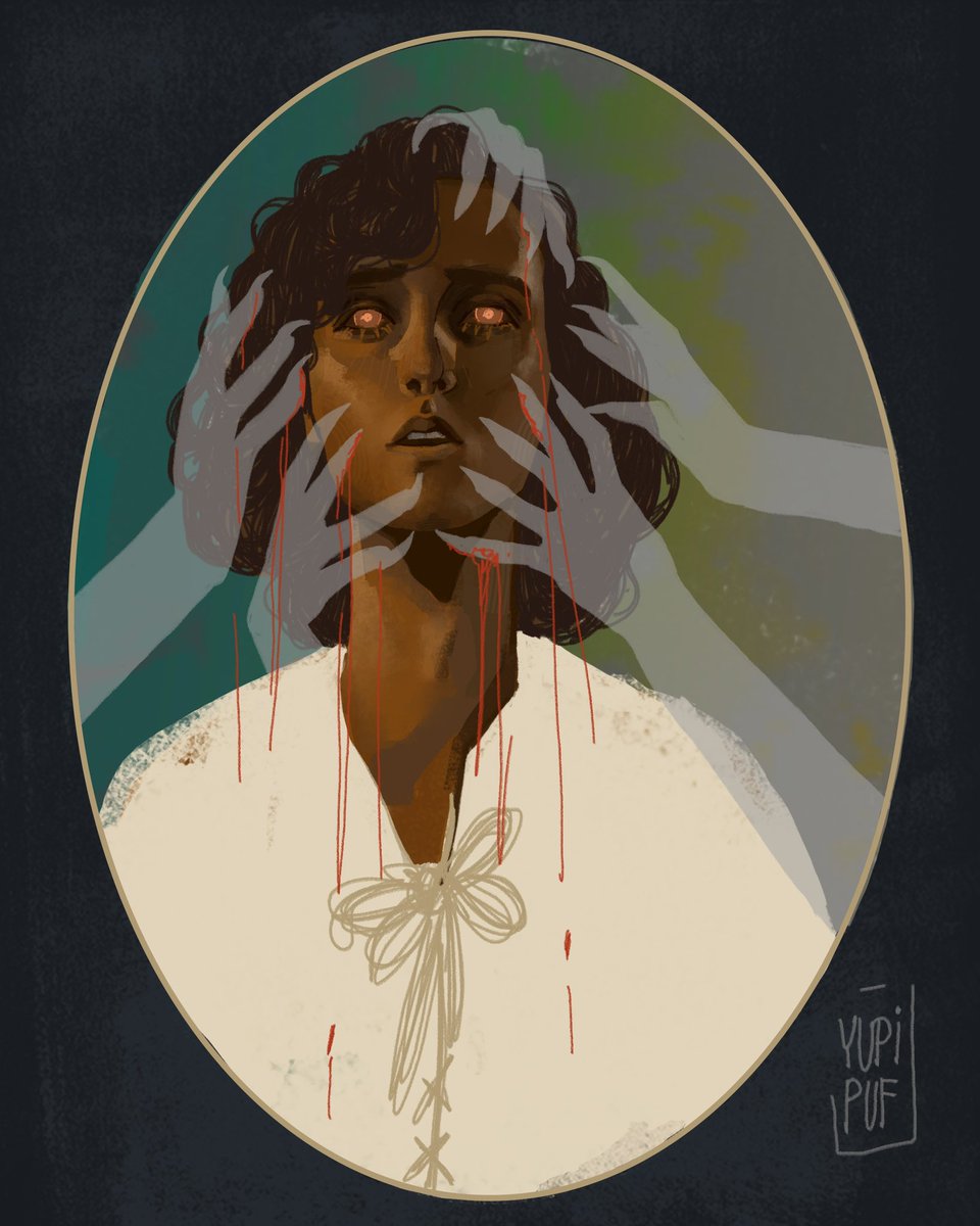yupipuf's tweet photo. “this is amadeo, he was rescued from the brothel when he was 15. named arun…i think. the abuse in the brothel was such that he can’not be sure that is what his parents named him. arun”

#iwtv #iwtvfanart #InterviewWithTheVampire #armand https://t.co/3vXhU8V3f1