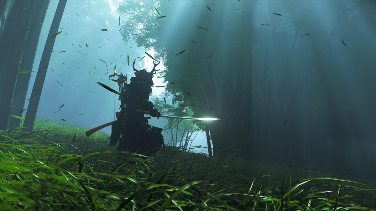Flandraws's tweet photo. I very much enjoyed Ghost of Tsushima! Can’t believe it’s taken me 1000000 years to actually play it in so embarrassed https://t.co/2Ohrds238h