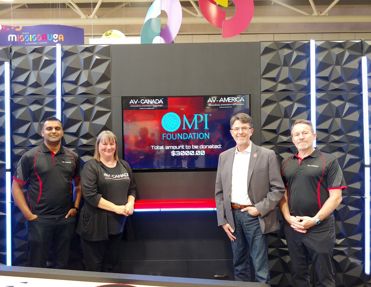 tweetsAVCANADA's tweet photo. We reached our goal of donating $3,000 to @MPIFCanCouncil! Great job team and thank you to everyone who stopped by our booth and supported our efforts!
@CMEexpo @MTCC_Events #cmeexpo #meetings #eventplanner #liveevents #givingback #events #avtech #video #ledwall #accessibility https://t.co/HTf247OFov