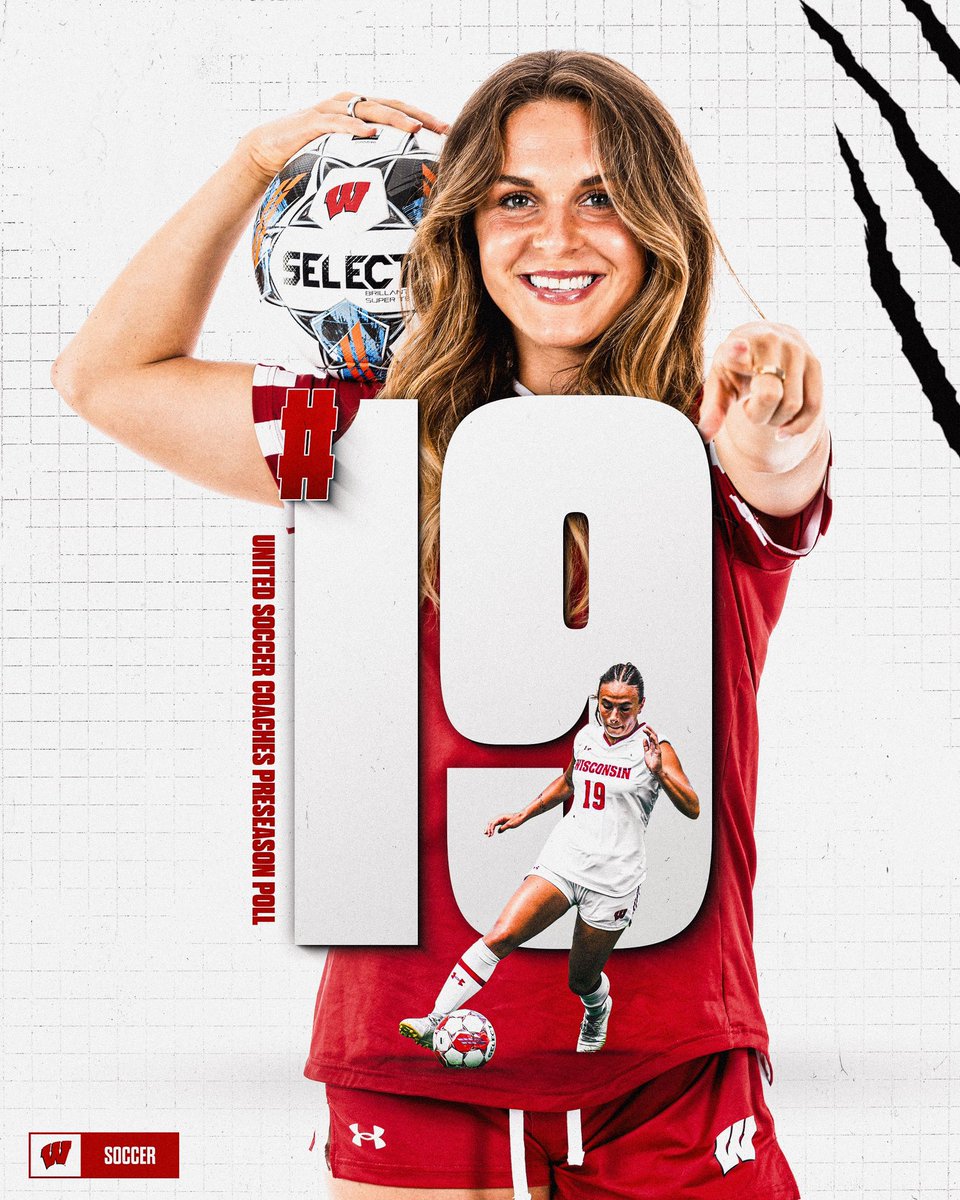 Coming in 🔥 

<a href="/BadgerWSoccer/">Wisconsin Women’s Soccer</a> enters the 2024 season ranked No. 19 in the <a href="/UnitedCoaches/">United Soccer Coaches</a> preseason poll.