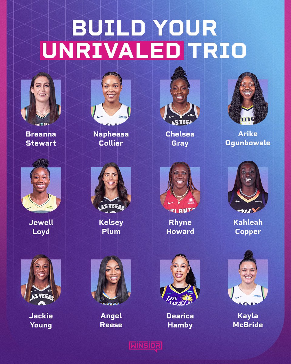 Unrivaled women’s basketball has unveiled its first set of inaugural players.