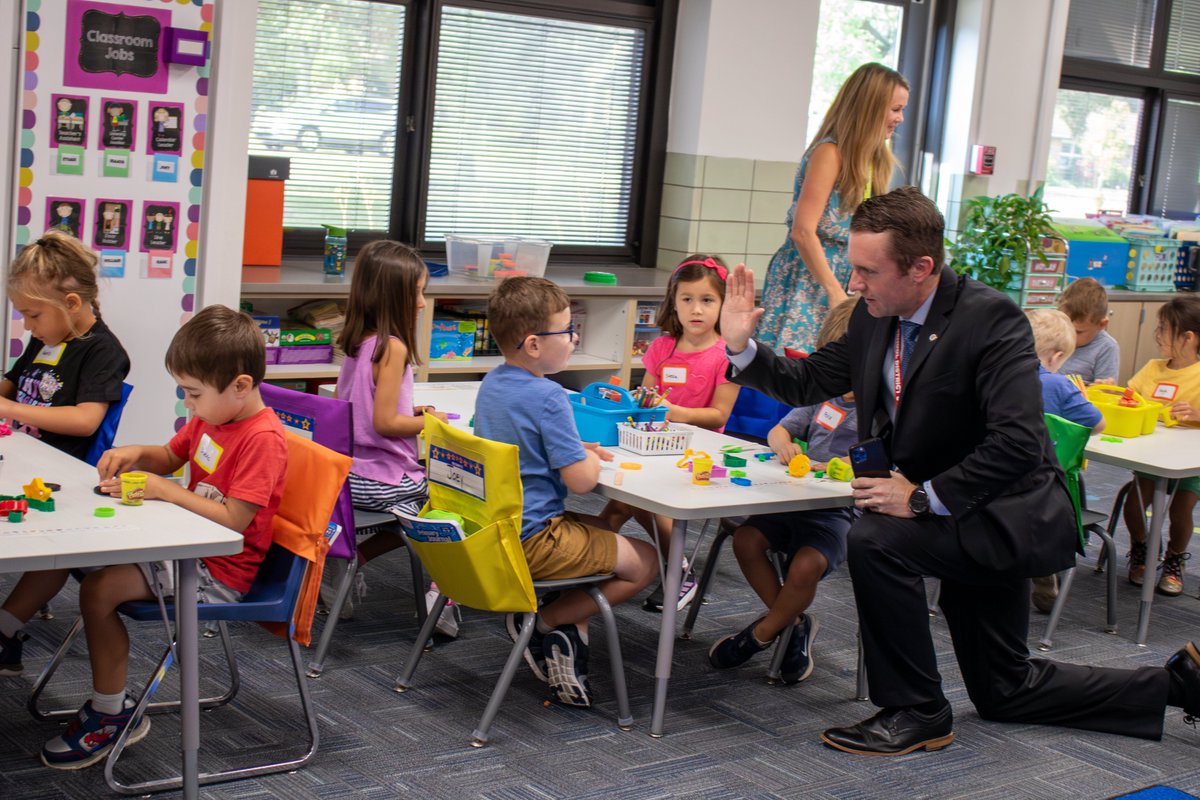 D64News's tweet photo. And just like that, the school year is off and running! There was so much great energy in our schools today. Welcome back, students. Get ready for an incredible year full of learning new and exciting things! #engageD64 https://t.co/GhT49l5XjG