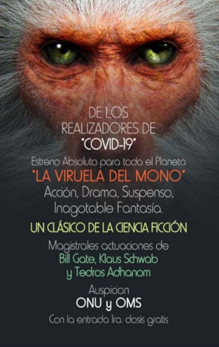 jch1708's tweet image. #ATPC #OMS #ONU #monkeypox #ViruelaDelMono Mamenlo!!!