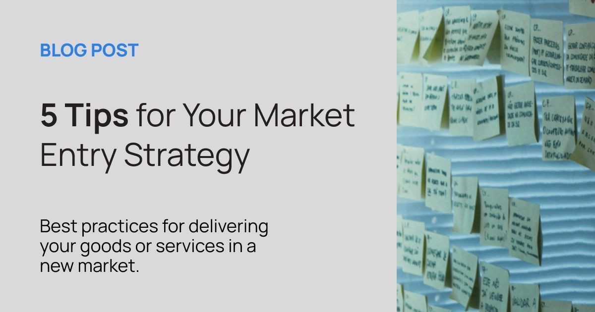 A Market Entry Strategy (MES) is your business’ plan for how best to deliver your goods or services in a new target market.

Read our latest blog post to learn how a winning MES can set your business up for success.

sbbc.co/market-entry