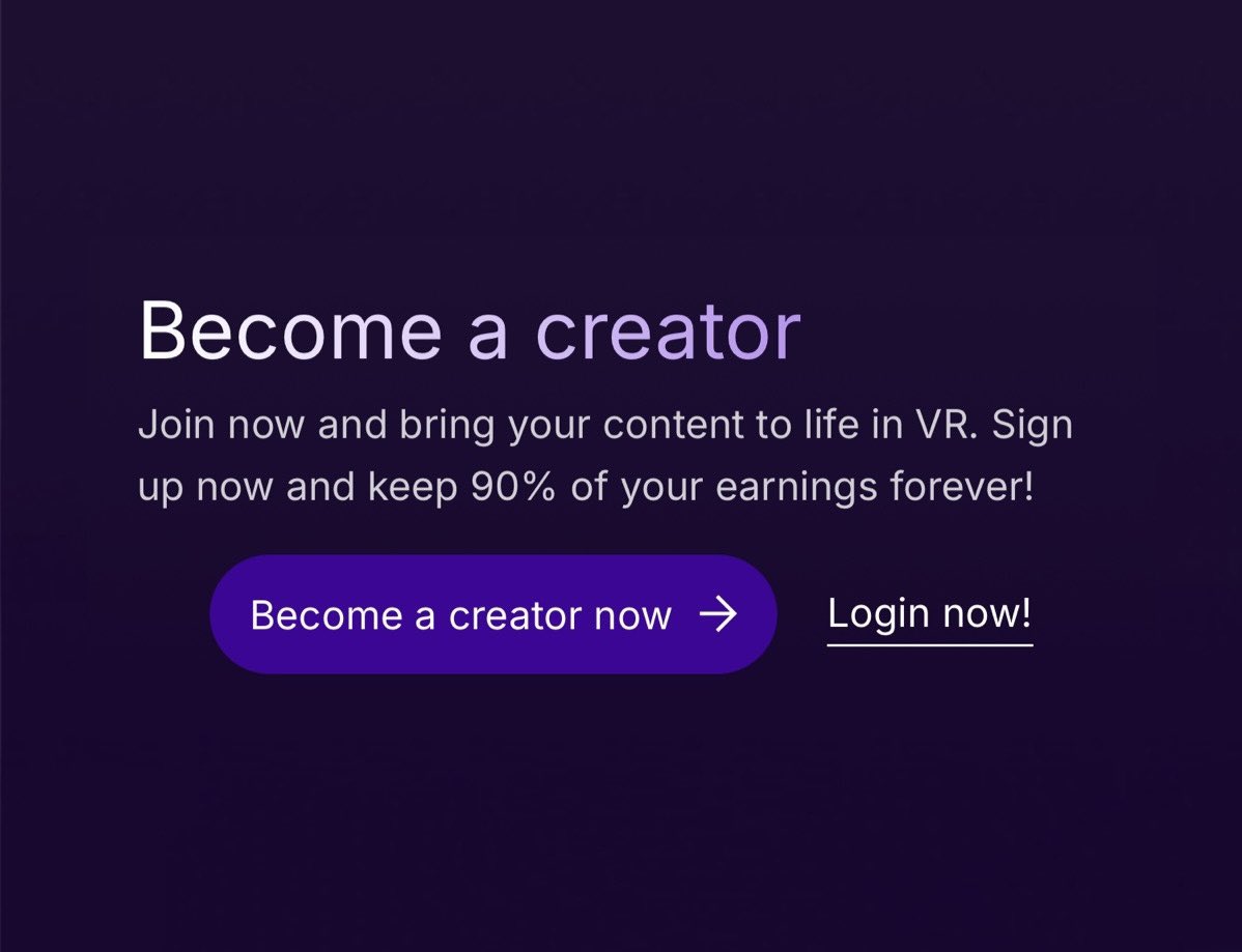ViewzVr's tweet photo. Become a Creator with @ViewzVr https://t.co/TO6ty7voIz