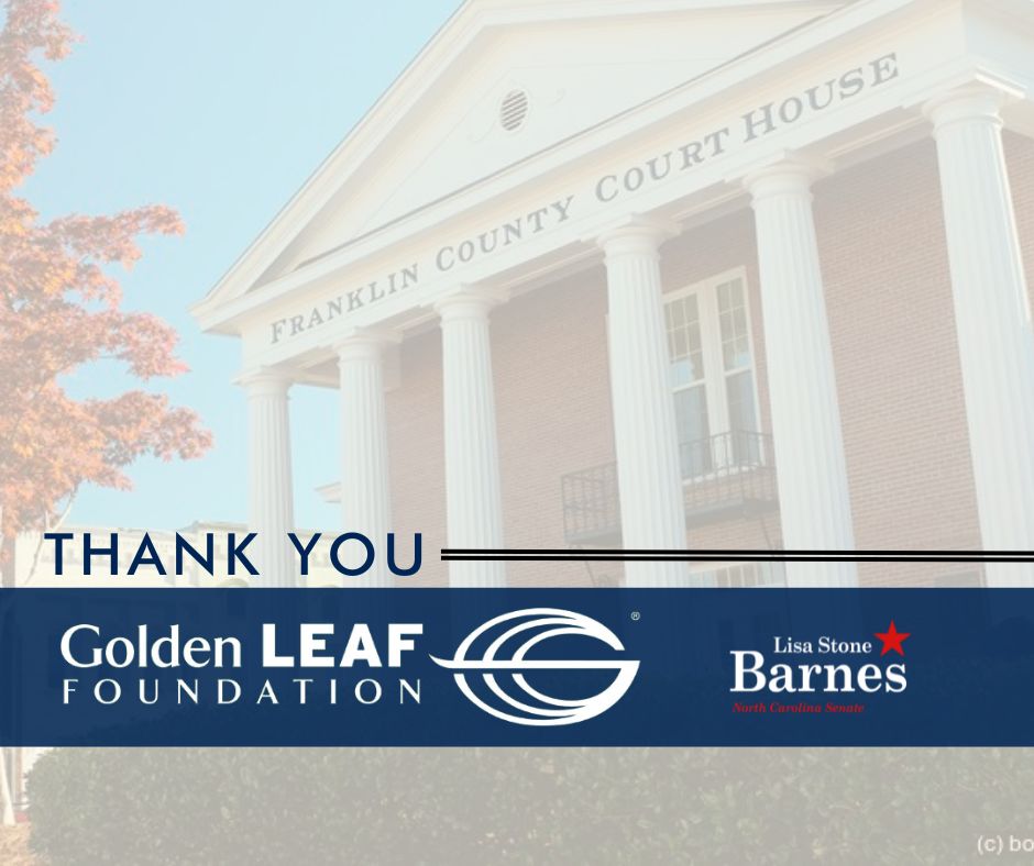 The Golden LEAF Board of Directors voted to award Franklin County over $1.3 Million going towards the Shell Building Pilot Program. 

Thank you for being part of increasing economic development in rural NC!

#ncpol